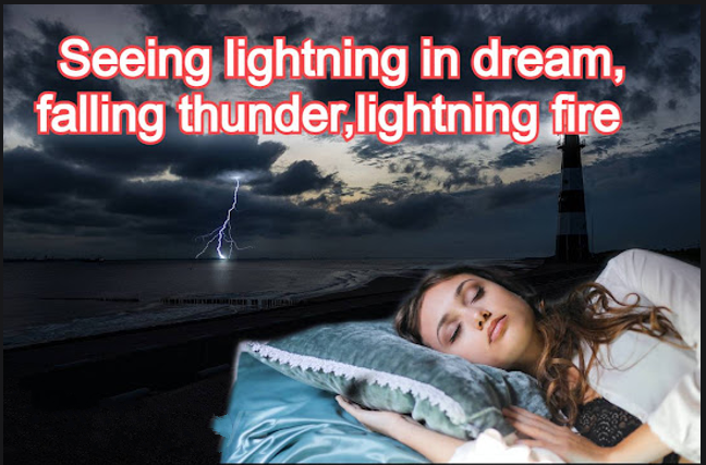 Dreaming of lightning falling on yourself
